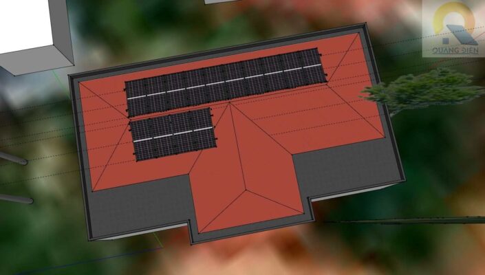 thiết kế hệ thống điện mặt trời 6 kwp tại hải phòng