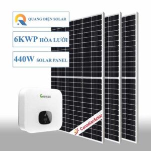 Hệ thống điện năng lượng mặt trời 6 KW