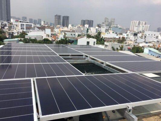 Lắp điện mặt trời tại Tiền Hải Thái Bình