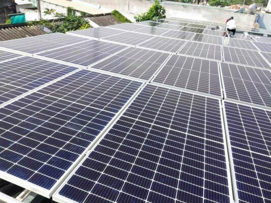 Lắp điện mặt trời tại Thái Thuỵ Thái Bình