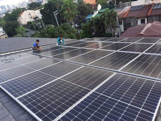 Lắp điện mặt trời tại Kim Động Hưng Yên