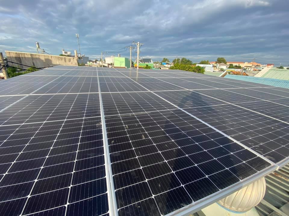 Lắp đặt điện mặt trời hòa lưới tại An Dương Hải Phòng