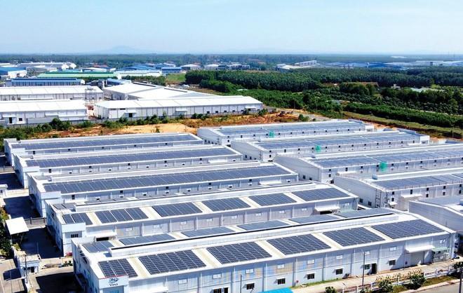 Lắp điện mặt trời ở Bắc Giang trên mái nhà xưởng khu công nghiệp