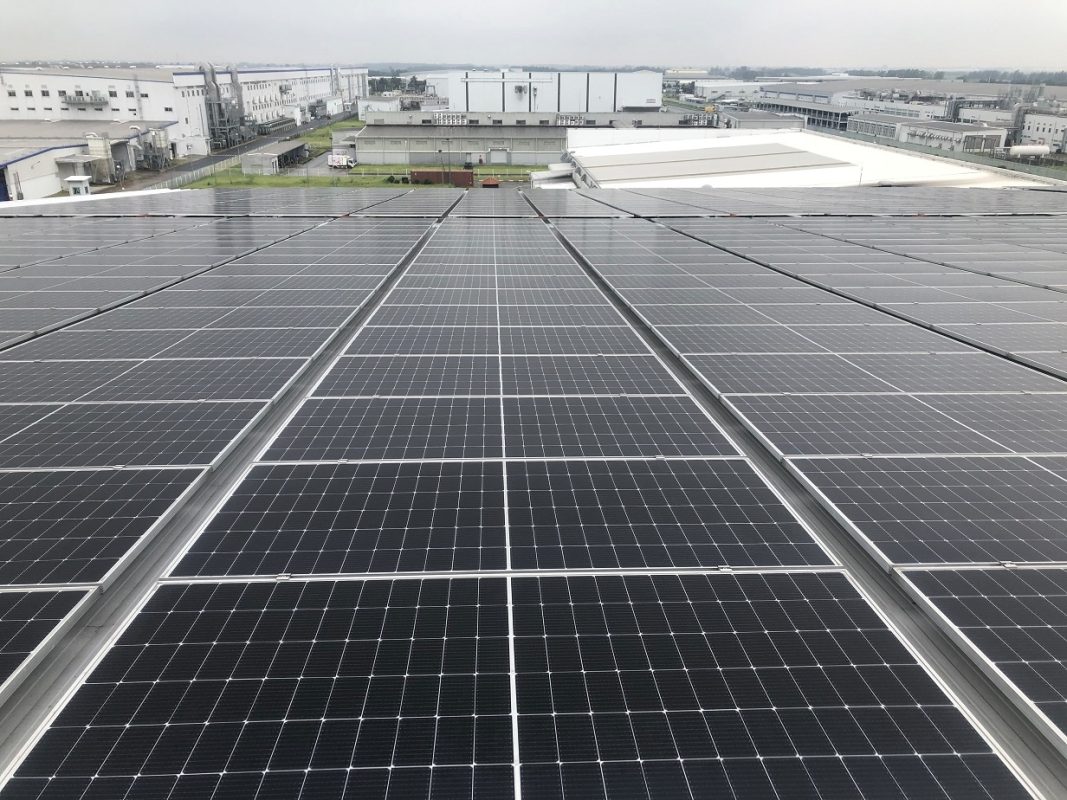 Lắp điện mặt trời tại Hà Nội hệ thống công nghiệp mái nhà xưởng