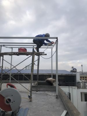 Thi công lắp đặt điện mặt trời tại Quảng Yên