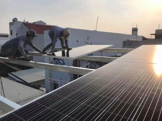 Lắp điện mặt trời tại Bà Đình Hà Nội