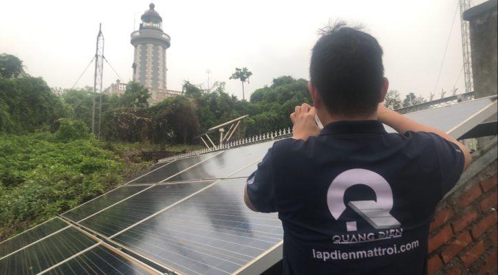 Tham quan lại hệ thống điện mặt trời trên đảo hòn Dấu Đồ Sơn Hải Phòng