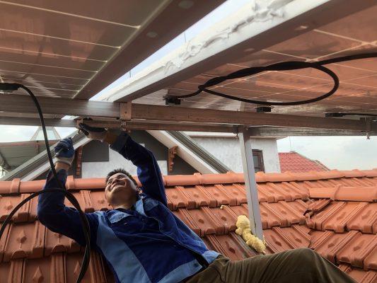 Thi công lắp đặt hệ thống điện mặt trời lưu trữ 5 kwh tại Thủy Nguyên Hải Phòng