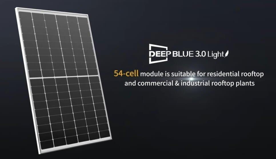 Tấm pin mặt trời JA Solar  Deep Blue 3.0 Light