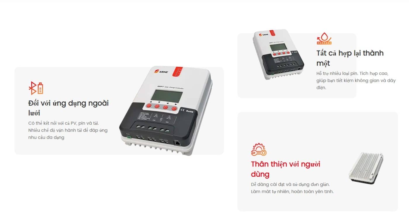 Bộ sạc năng lượng mặt trời MPPT