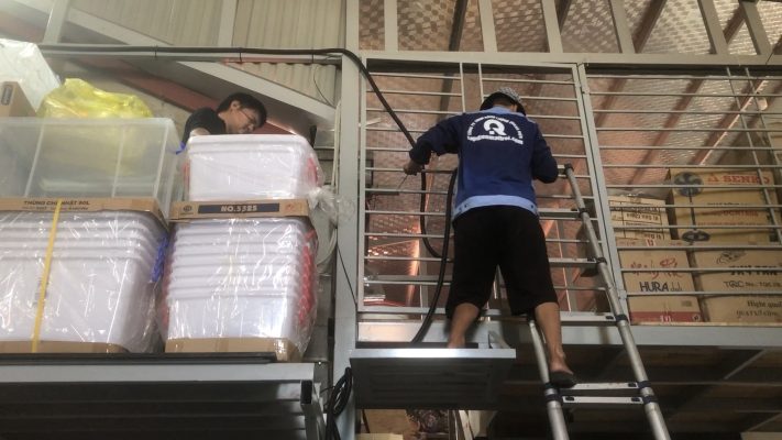 Thi công lắp đặt hệ thống điện mặt trời hòa lưới có lưu trữ tại cửa hàng tạp hóa Minh Hạnh, Đồng Dụ, Đặng Cương, An Dương, Hải Phòng