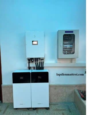 Hệ thống 12kW lưu trữ 32kWh lắp đặt thực tế cho khách hàng tại Hải Phòng, Quảng Ninh, Hưng Yên.