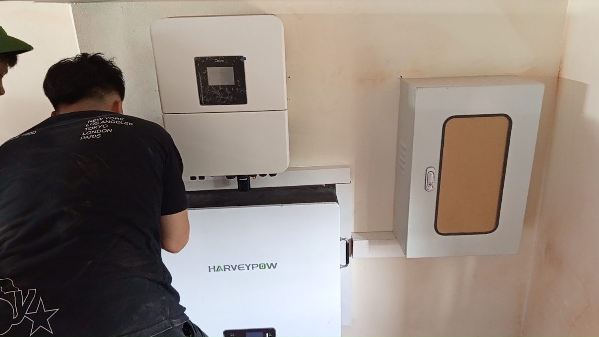 biến tần Deye 6kW pin Harveypow